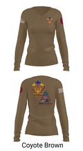 USA MEDDAC KAHC 77066596 Women's Long Sleeve V-neck Shirt - 17