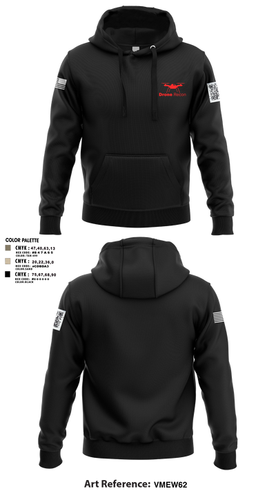 Drone Recon 84902337 Hoodie - 6