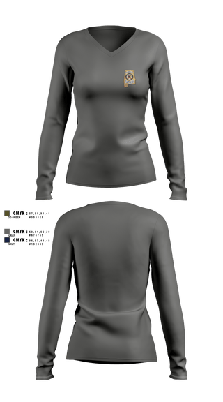 Womens Long Sleeve Vneck Shirt, Alabama SBI, Police, Teamtime, Team time, sublimation, custom sports apparel, team uniforms, spirit wear, spiritwear, sports uniforms, custom shirts, team store, custom team store, fundraiser sports, apparel fundraiser