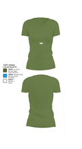 SSB 16634592 Women's Short Sleeve V-neck Shirt - 42