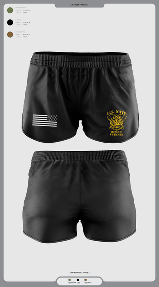 Ranger Panties, Aircrew Rescue Swimmer, , Teamtime, Team time, sublimation, custom sports apparel, team uniforms, spirit wear, spiritwear, sports uniforms, custom shirts, team store, custom team store, fundraiser sports, apparel fundraiser