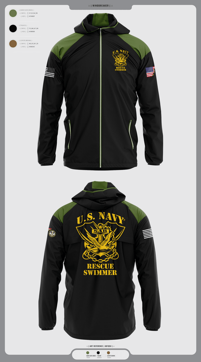 Aircrew Rescue Swimmer 89719017 Windbreaker - 2