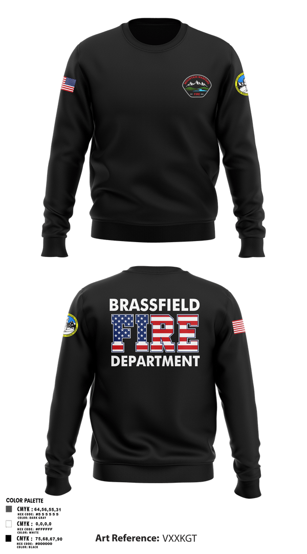 Crew Neck Sweatshirt, Marine corps mountain warfare training center fire and emergency services, Fire Department, Teamtime, Team time, sublimation, custom sports apparel, team uniforms, spirit wear, spiritwear, sports uniforms, custom shirts, team store, custom team store, fundraiser sports, apparel fundraiser