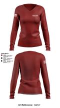 Mayo Area Fire Department 74482459 Women's Long Sleeve V-neck Shirt - 1