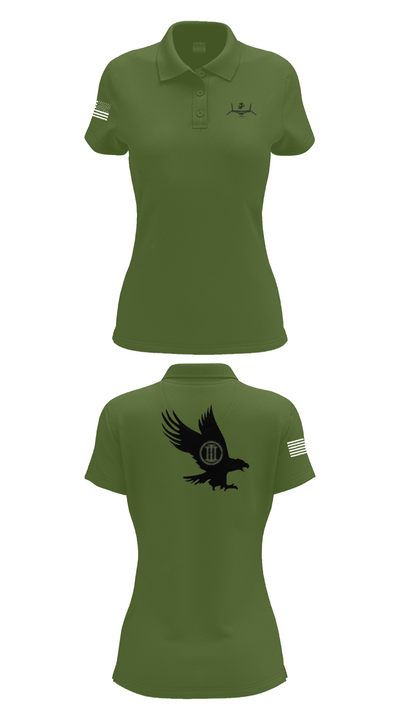 MVIM Level 3 52585841 Women's Short Sleeve Performance Polo  - 55