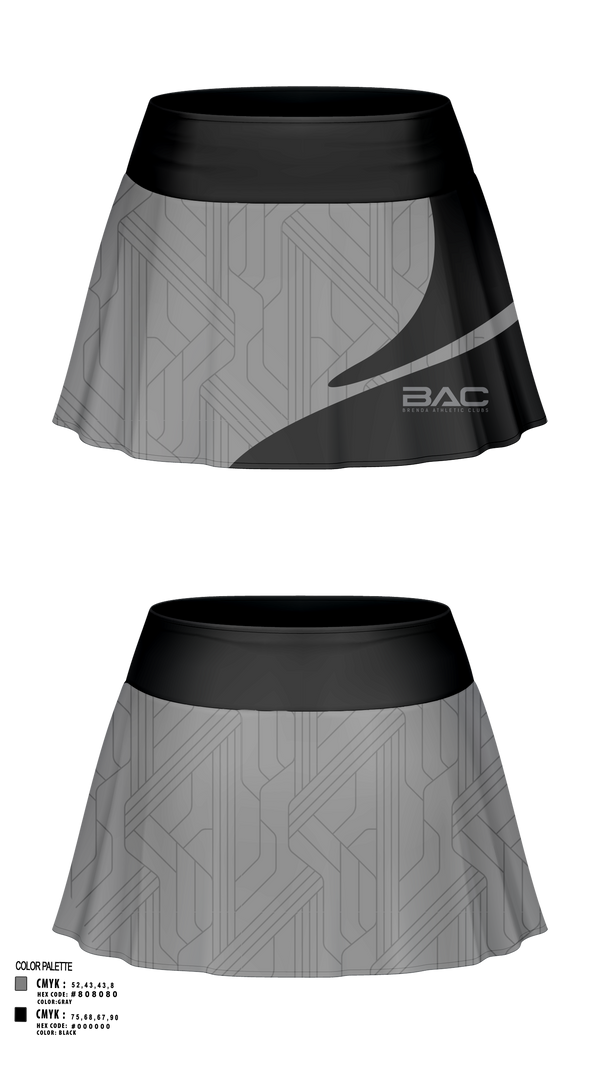 Skort, Brenda Athletic Clubs, Tennis, Teamtime, Team time, sublimation, custom sports apparel, team uniforms, spirit wear, spiritwear, sports uniforms, custom shirts, team store, custom team store, fundraiser sports, apparel fundraiser