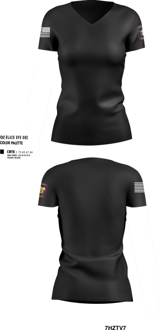 Womens Short Sleeve Vneck Shirt, Hays County Sheriff’s Office, , Teamtime, Team time, sublimation, custom sports apparel, team uniforms, spirit wear, spiritwear, sports uniforms, custom shirts, team store, custom team store, fundraiser sports, apparel fundraiser