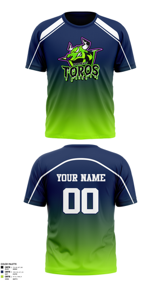 Short Sleeve Performance Shirt, Northeast Toros Football, Football, Teamtime, Team time, sublimation, custom sports apparel, team uniforms, spirit wear, spiritwear, sports uniforms, custom shirts, team store, custom team store, fundraiser sports, apparel fundraiser