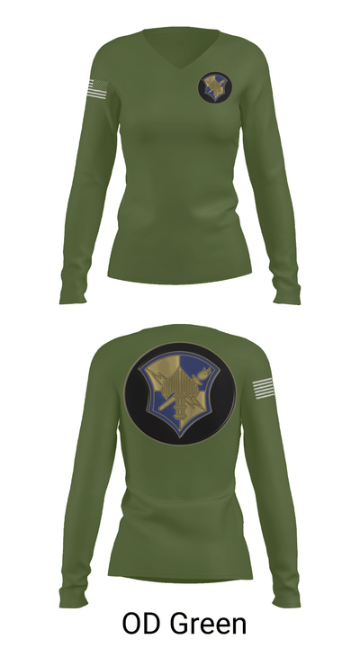 AOSD 75048162 Women's Long Sleeve V-neck Shirt - 57