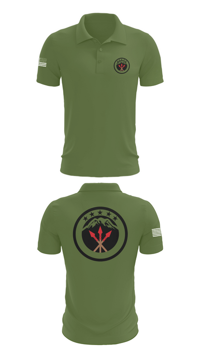 593rd esc 84588432 Short Sleeve Performance Polo - 47