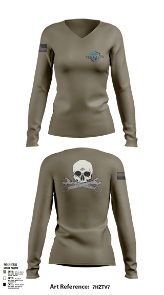Womens Long Sleeve Vneck Shirt, Helius, , Teamtime, Team time, sublimation, custom sports apparel, team uniforms, spirit wear, spiritwear, sports uniforms, custom shirts, team store, custom team store, fundraiser sports, apparel fundraiser