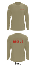 ISA Air base Fire Dept. 19172110 Long Sleeve Performance Shirt 86