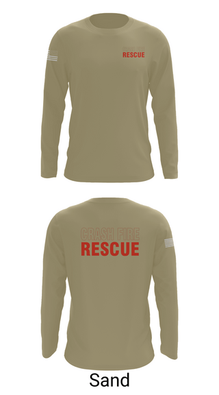Long Sleeve Performance Shirt, ISA Air base Fire Dept., Fire Department, Teamtime, Team time, sublimation, custom sports apparel, team uniforms, spirit wear, spiritwear, sports uniforms, custom shirts, team store, custom team store, fundraiser sports, apparel fundraiser