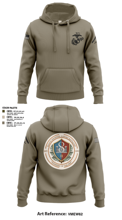 8th ESB Charlie Co. 31724499 Hoodie - 3