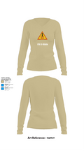 FOX 2-55ADA 481979 Women's Long Sleeve V-neck Shirt - 82