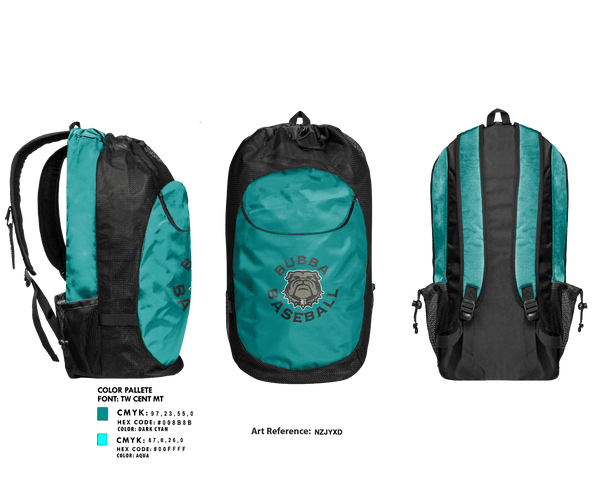 Gear Bag, Bubble baseball, Baseball, Teamtime, Team time, sublimation, custom sports apparel, team uniforms, spirit wear, spiritwear, sports uniforms, custom shirts, team store, custom team store, fundraiser sports, apparel fundraiser
