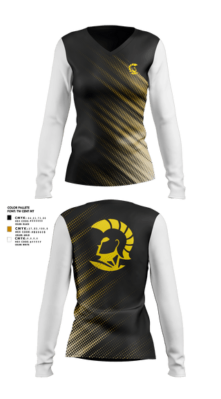 Womens Long Sleeve Vneck Shirt, El Sausal Middle School, Spirit Store, Teamtime, Team time, sublimation, custom sports apparel, team uniforms, spirit wear, spiritwear, sports uniforms, custom shirts, team store, custom team store, fundraiser sports, apparel fundraiser