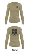 WVU AROTC 40772789 Women's Long Sleeve V-neck Shirt - 97