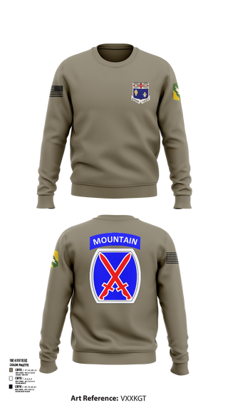 Crew Neck Sweatshirt, 1-155th, , Teamtime, Team time, sublimation, custom sports apparel, team uniforms, spirit wear, spiritwear, sports uniforms, custom shirts, team store, custom team store, fundraiser sports, apparel fundraiser