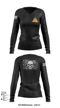 FOX 2-55ADA 481979 Women's Long Sleeve V-neck Shirt - 105