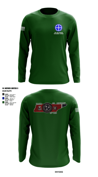 Long Sleeve Performance Shirt, HHC 35th Division Sustainment Brigade, National Guard, Teamtime, Team time, sublimation, custom sports apparel, team uniforms, spirit wear, spiritwear, sports uniforms, custom shirts, team store, custom team store, fundraiser sports, apparel fundraiser