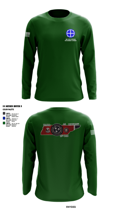 HHC 35th Division Sustainment Brigade 46313686 Long Sleeve Performance Shirt 3