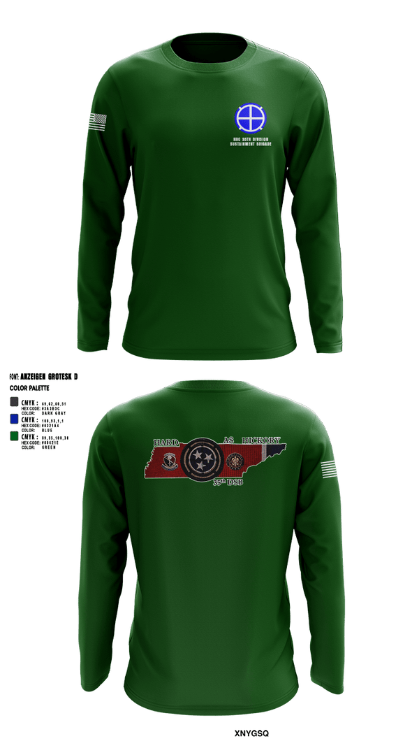 Long Sleeve Performance Shirt, HHC 35th Division Sustainment Brigade, National Guard, Teamtime, Team time, sublimation, custom sports apparel, team uniforms, spirit wear, spiritwear, sports uniforms, custom shirts, team store, custom team store, fundraiser sports, apparel fundraiser