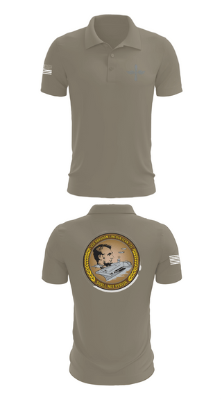 Short Sleeve Performance Polo, CVN 72 Abraham Lincoln, , Teamtime, Team time, sublimation, custom sports apparel, team uniforms, spirit wear, spiritwear, sports uniforms, custom shirts, team store, custom team store, fundraiser sports, apparel fundraiser