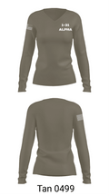 1-31 ALPHA 58209516 Women's Long Sleeve V-neck Shirt - 77