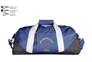 Duffle Bag, Castlewood Blue Devils, Tennis, Teamtime, Team time, sublimation, custom sports apparel, team uniforms, spirit wear, spiritwear, sports uniforms, custom shirts, team store, custom team store, fundraiser sports, apparel fundraiser