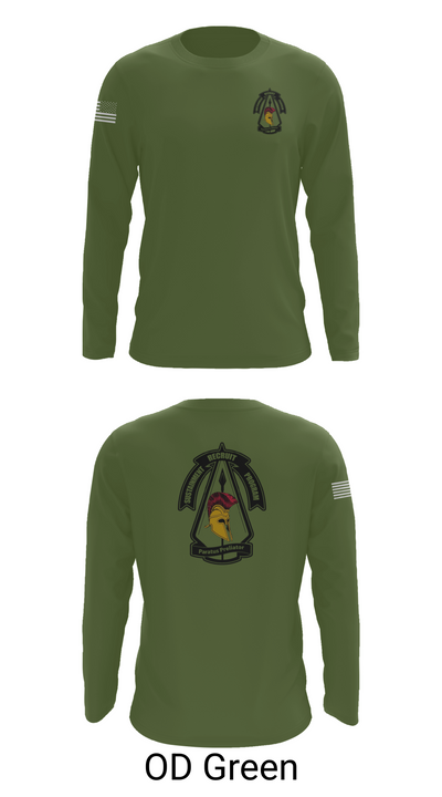 Detachment 9 76863911 Long Sleeve Performance Shirt 46