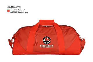 Duffle Bag, Ferallife Guards, , Teamtime, Team time, sublimation, custom sports apparel, team uniforms, spirit wear, spiritwear, sports uniforms, custom shirts, team store, custom team store, fundraiser sports, apparel fundraiser