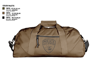 Duffle Bag, San Marcos Police Drone Unit, Police, Teamtime, Team time, sublimation, custom sports apparel, team uniforms, spirit wear, spiritwear, sports uniforms, custom shirts, team store, custom team store, fundraiser sports, apparel fundraiser