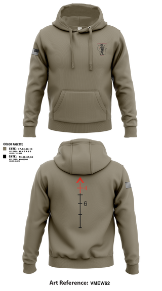 Hoodie, WIARNG Marksmanship, , Teamtime, Team time, sublimation, custom sports apparel, team uniforms, spirit wear, spiritwear, sports uniforms, custom shirts, team store, custom team store, fundraiser sports, apparel fundraiser
