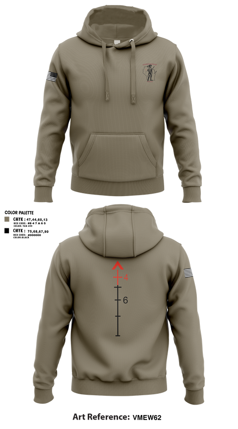 Hoodie, WIARNG Marksmanship, , Teamtime, Team time, sublimation, custom sports apparel, team uniforms, spirit wear, spiritwear, sports uniforms, custom shirts, team store, custom team store, fundraiser sports, apparel fundraiser