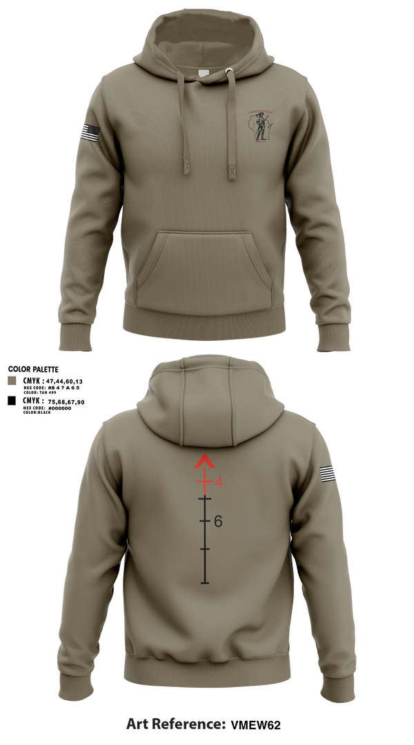 Hoodie, WIARNG Marksmanship, , Teamtime, Team time, sublimation, custom sports apparel, team uniforms, spirit wear, spiritwear, sports uniforms, custom shirts, team store, custom team store, fundraiser sports, apparel fundraiser