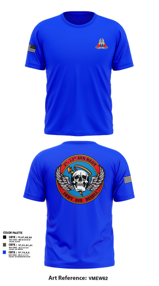Short Sleeve Performance Shirt, A Co, 2-13th Aviation Regiment, , Teamtime, Team time, sublimation, custom sports apparel, team uniforms, spirit wear, spiritwear, sports uniforms, custom shirts, team store, custom team store, fundraiser sports, apparel fundraiser