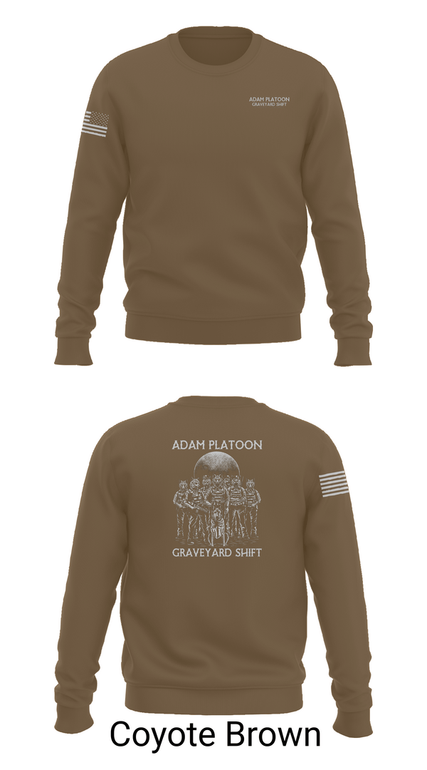 Crew Neck Sweatshirt, Adam Platoon, , Teamtime, Team time, sublimation, custom sports apparel, team uniforms, spirit wear, spiritwear, sports uniforms, custom shirts, team store, custom team store, fundraiser sports, apparel fundraiser
