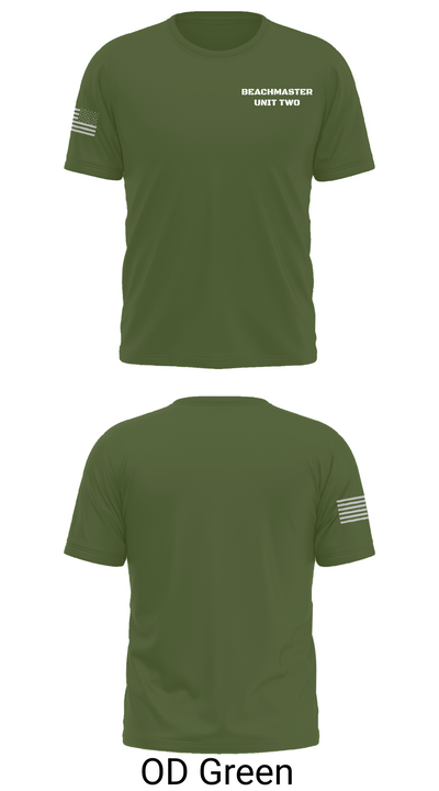 BEACHMASTER UNIT TWO 82951978 Short Sleeve Performance Shirt - 53