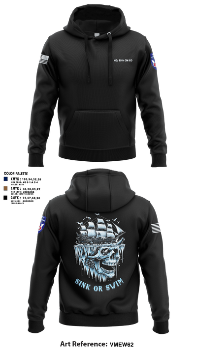HQ, 95th CM CO 75493136 Hoodie - 3