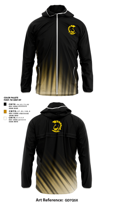 El Sausal Middle School 53609241 Windbreaker - 3