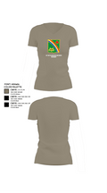 1st Battalion 69th Infantry Regiment 40459574 Women's Short Sleeve V-neck Shirt - 64