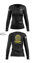 Nightmare PLT 23917777 Women's Long Sleeve V-neck Shirt - 1