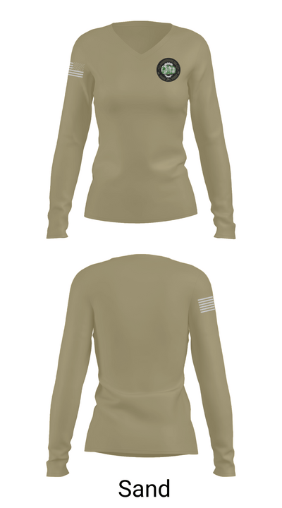 3rd District VCRT / Vice Unit 93634923 Women's Long Sleeve V-neck Shirt - 92