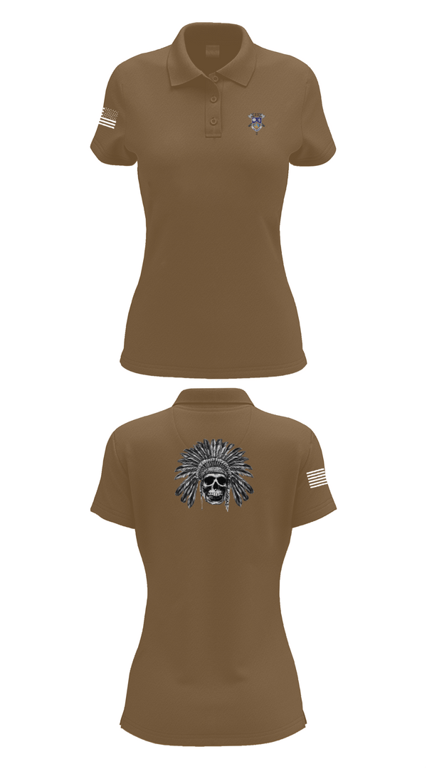 Womens Short Sleeve Performance Polo, 2-23IN CRAZYHORSE CO., , Teamtime, Team time, sublimation, custom sports apparel, team uniforms, spirit wear, spiritwear, sports uniforms, custom shirts, team store, custom team store, fundraiser sports, apparel fundraiser