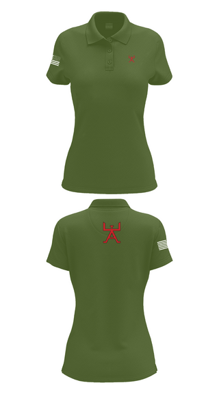 Womens Short Sleeve Performance Polo, 355 CES, Air Force, Teamtime, Team time, sublimation, custom sports apparel, team uniforms, spirit wear, spiritwear, sports uniforms, custom shirts, team store, custom team store, fundraiser sports, apparel fundraiser