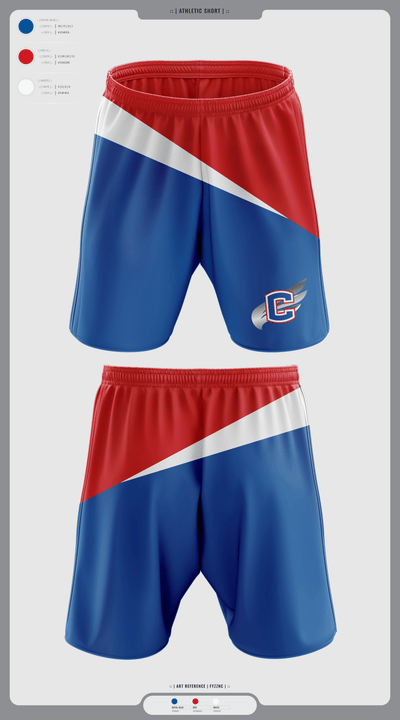 Cleveland Blue Raiders 65341867 Athletic Shorts With Pockets - 2