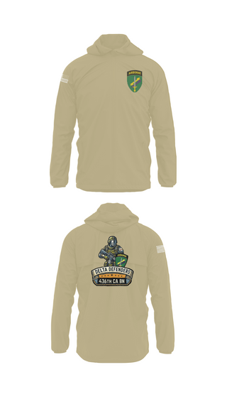 Windbreaker, D Co 436th CA BN, , Teamtime, Team time, sublimation, custom sports apparel, team uniforms, spirit wear, spiritwear, sports uniforms, custom shirts, team store, custom team store, fundraiser sports, apparel fundraiser