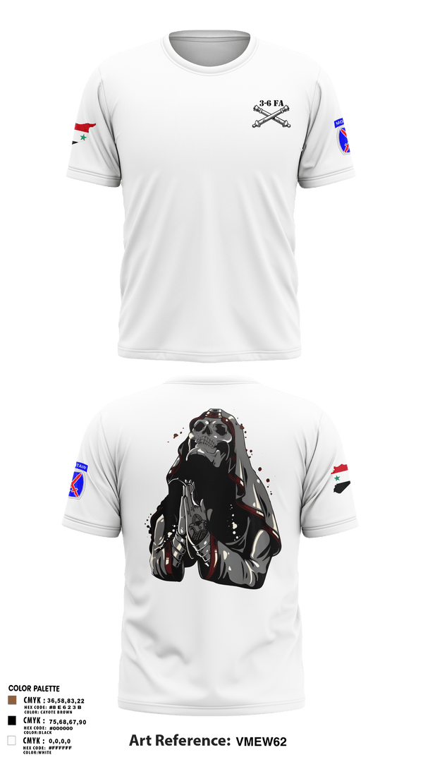 Old School Cotton Feel Shirt, 3-6 FA, Army, Teamtime, Team time, sublimation, custom sports apparel, team uniforms, spirit wear, spiritwear, sports uniforms, custom shirts, team store, custom team store, fundraiser sports, apparel fundraiser