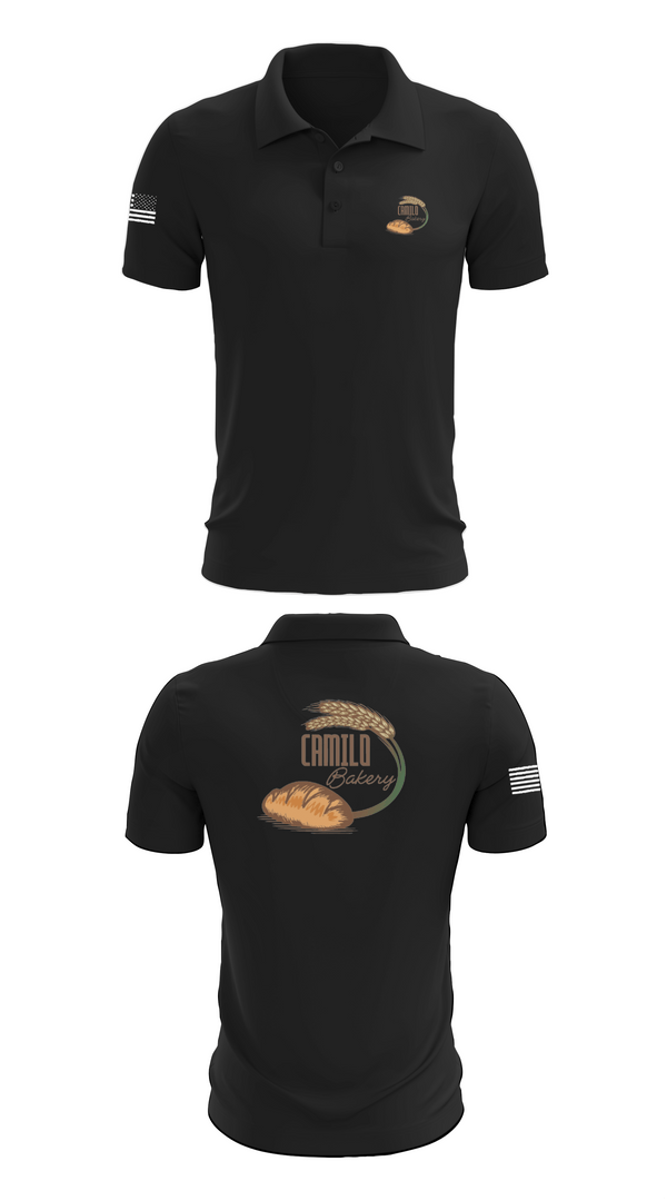 Short Sleeve Performance Polo, Camilo bakery, , Teamtime, Team time, sublimation, custom sports apparel, team uniforms, spirit wear, spiritwear, sports uniforms, custom shirts, team store, custom team store, fundraiser sports, apparel fundraiser